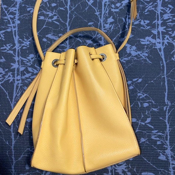 Zara Bags Zara Yellow Bucket Bag Poshmark